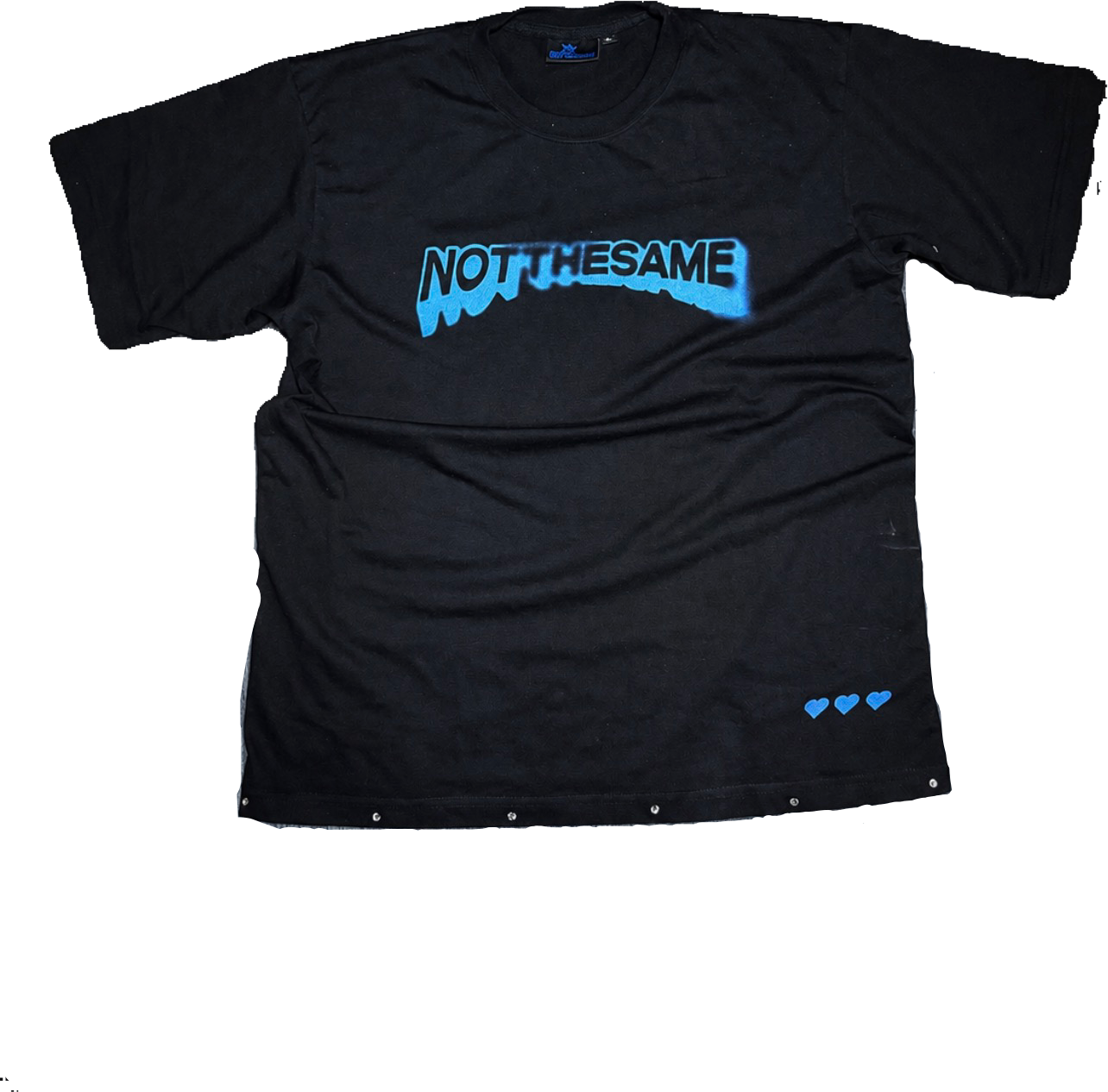 T SHIRT NOIR NOTTHESAME